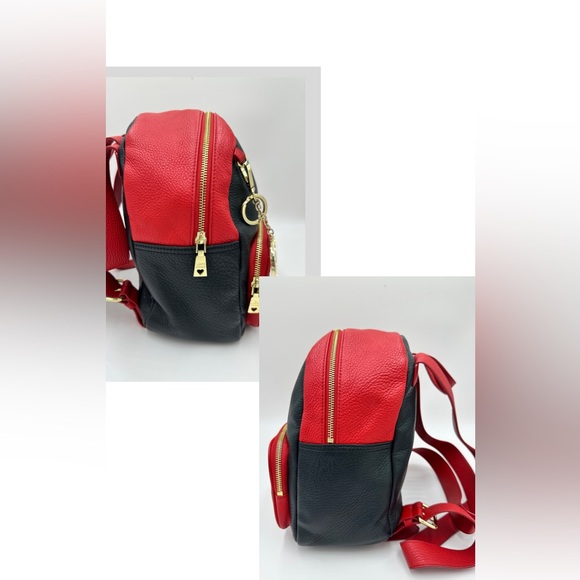 Love Moschino classic backpack in black and red main image 8